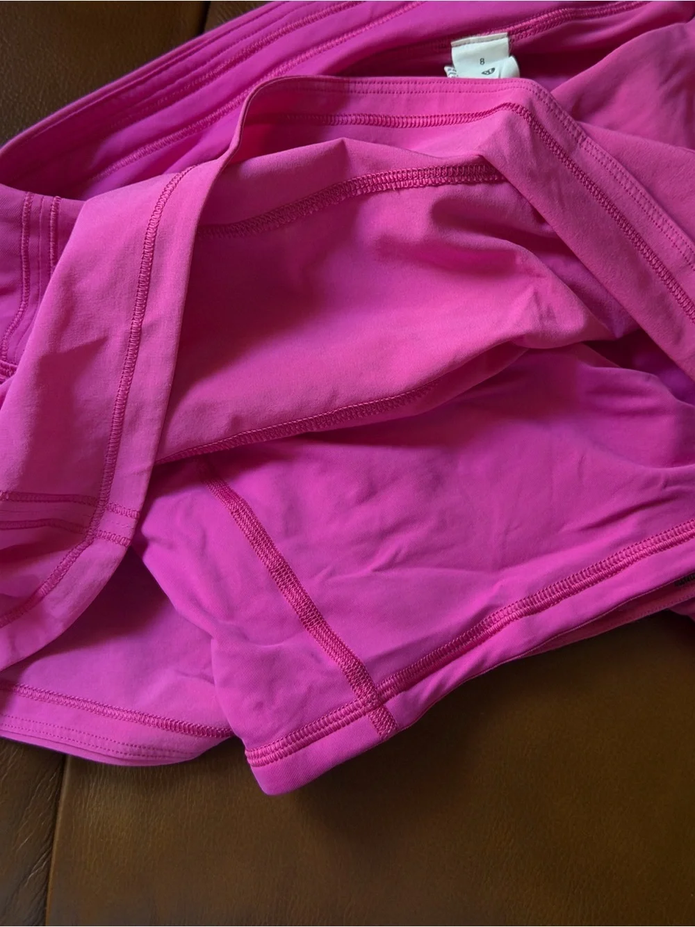 lululemon athletica Bright Pink Athletic Skort
